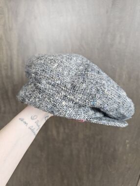 Vintage Totes Wool Skipper Newsboy Peaky Blinders Flat Cap Hat, Large